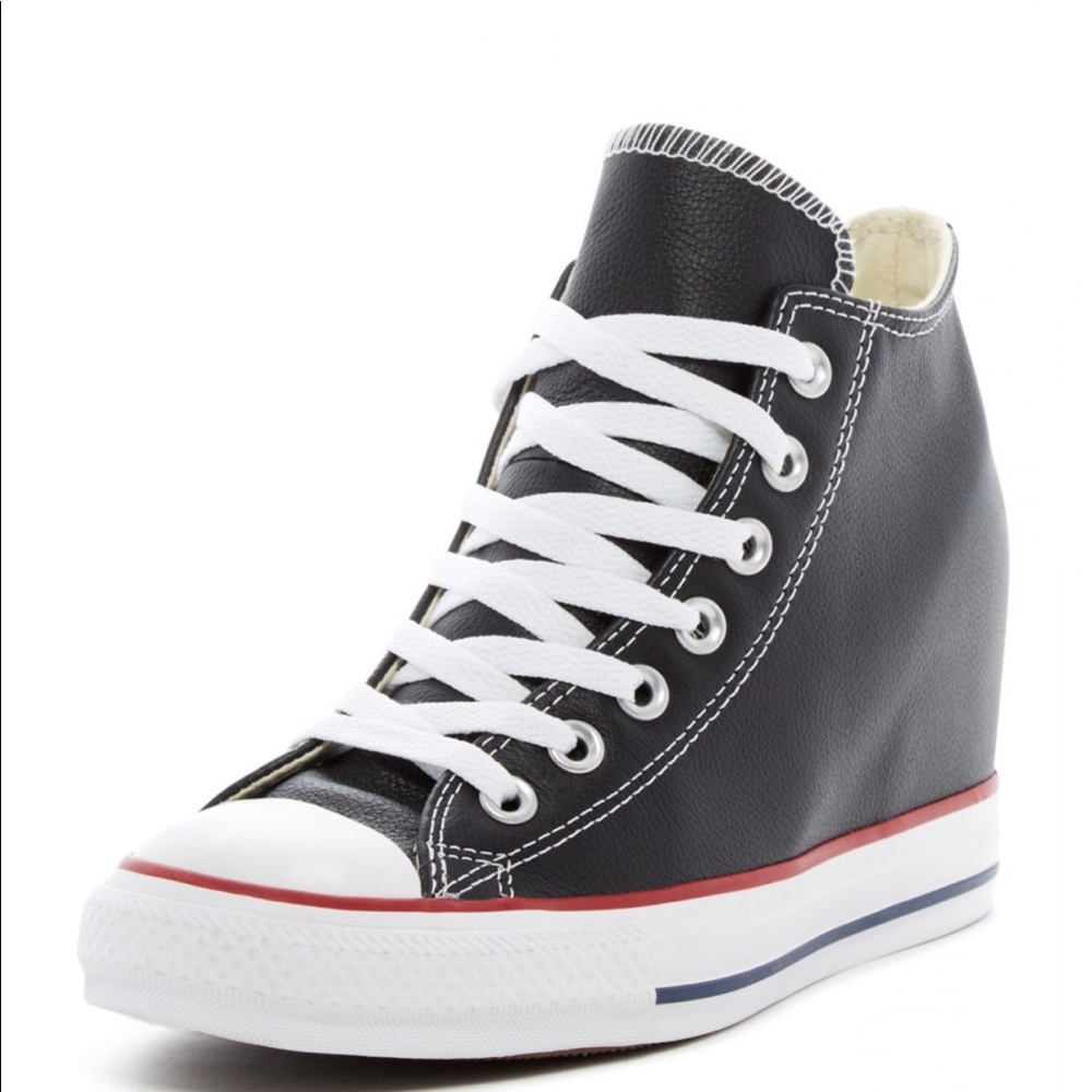 Converse grey/black wedge.